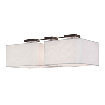 Meyda Tiffany Quadrato 8 Light 54" Wide Linear Pendant