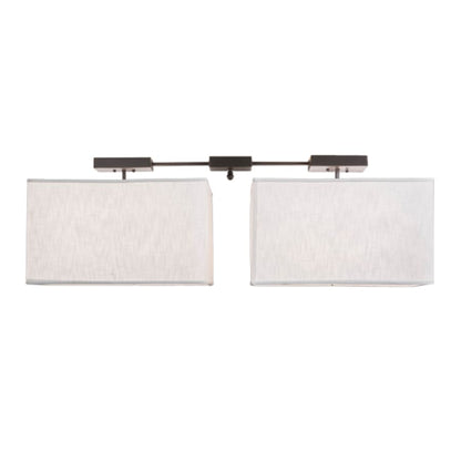 Meyda Tiffany Quadrato 8 Light 54" Wide Linear Pendant