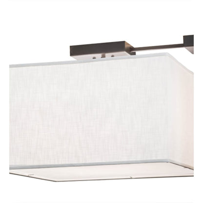 Meyda Tiffany Quadrato 8 Light 54" Wide Linear Pendant