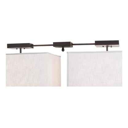 Meyda Tiffany Quadrato 8 Light 54" Wide Linear Pendant