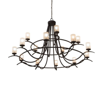 Meyda Tiffany Octavia 15 Light 78" Wide Ring Chandelier