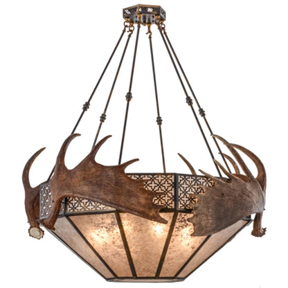 Meyda Tiffany Moose 8 Light 54" Wide Pendant