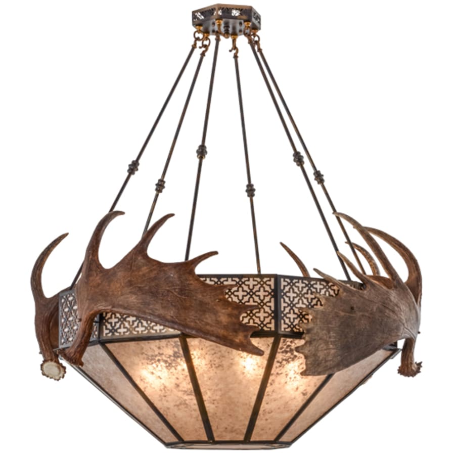 Meyda Tiffany Moose 8 Light 54" Wide Pendant