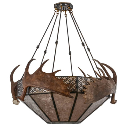 Meyda Tiffany Moose 8 Light 54" Wide Pendant