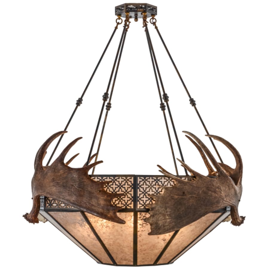 Meyda Tiffany Moose 8 Light 54" Wide Pendant