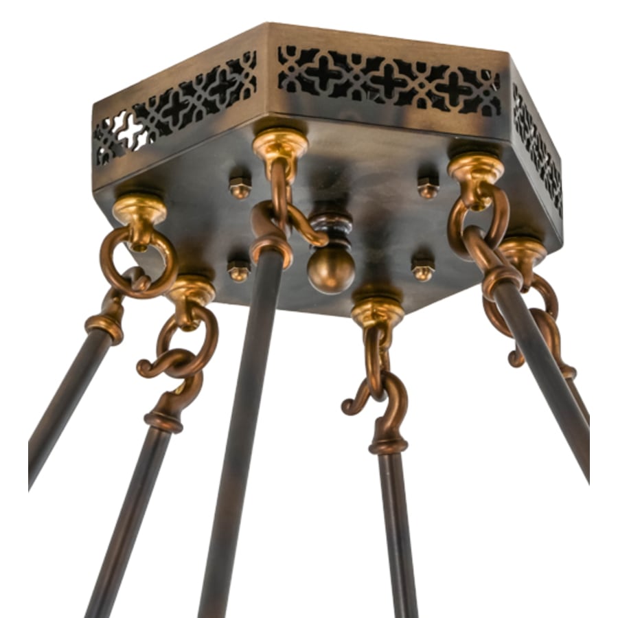Meyda Tiffany Moose 8 Light 54" Wide Pendant