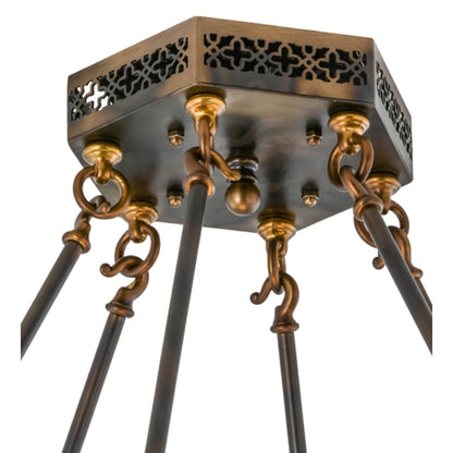 Meyda Tiffany Moose 8 Light 54" Wide Pendant