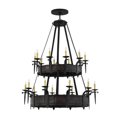 Meyda Tiffany Costello 20 Light 48" Wide Taper Candle Style Chandelier