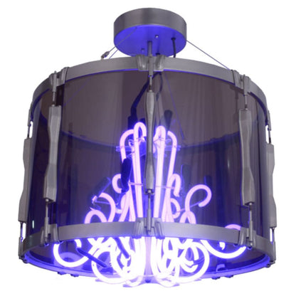 Meyda Tiffany Purple Haze 6 Light 26" Wide Pendant