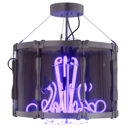 Meyda Tiffany Purple Haze 6 Light 26" Wide Pendant