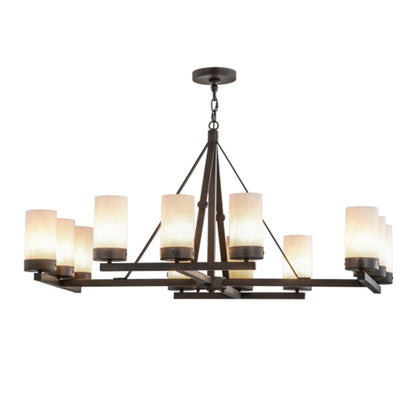 Meyda Tiffany Parker 12 Light 48" Wide Chandelier