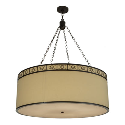 Meyda Tiffany Cilindro 8 Light 42" Wide Suspension Pendant