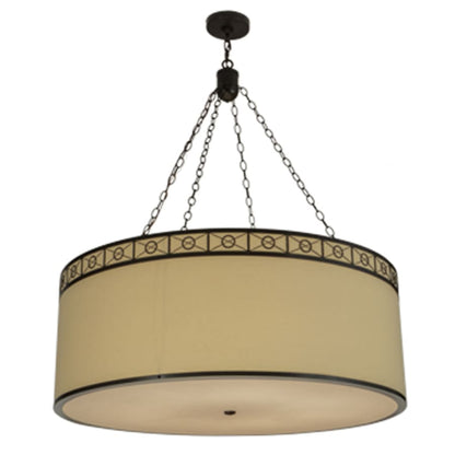 Meyda Tiffany Cilindro 8 Light 42" Wide Suspension Pendant
