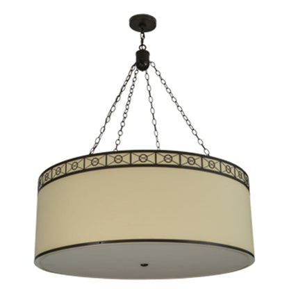 Meyda Tiffany Cilindro 8 Light 42" Wide Suspension Pendant