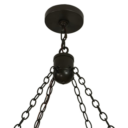 Meyda Tiffany Cilindro 8 Light 42" Wide Suspension Pendant