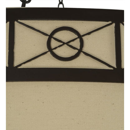 Meyda Tiffany Cilindro 8 Light 42" Wide Suspension Pendant
