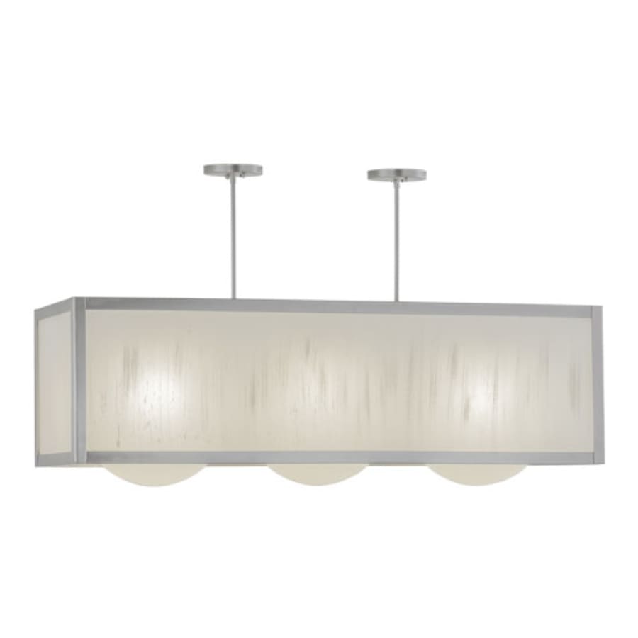 Meyda Tiffany Quadrato 3 Light 44" Wide Linear Pendant