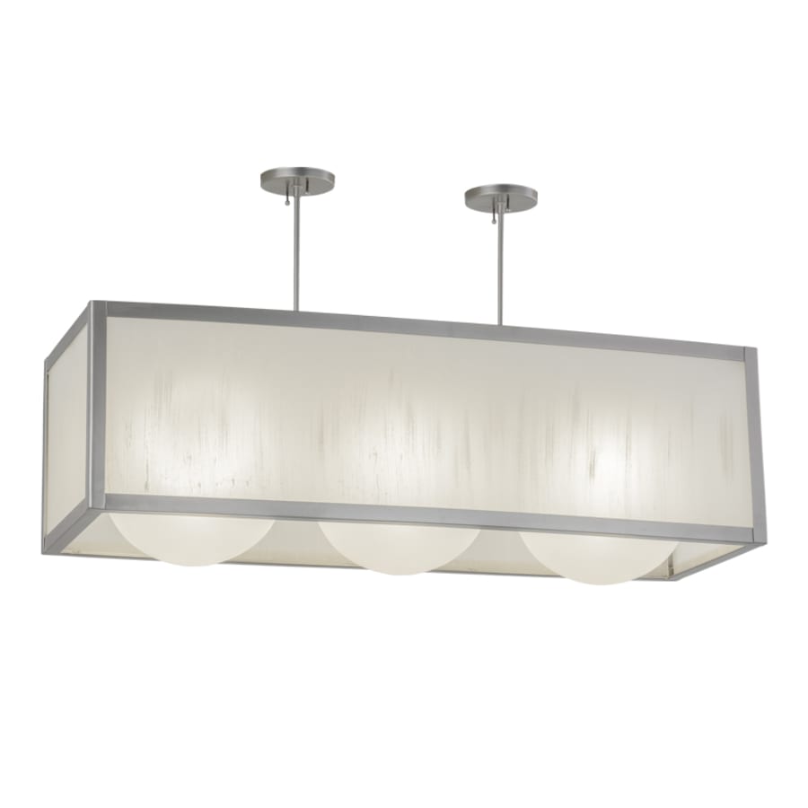 Meyda Tiffany Quadrato 3 Light 44" Wide Linear Pendant