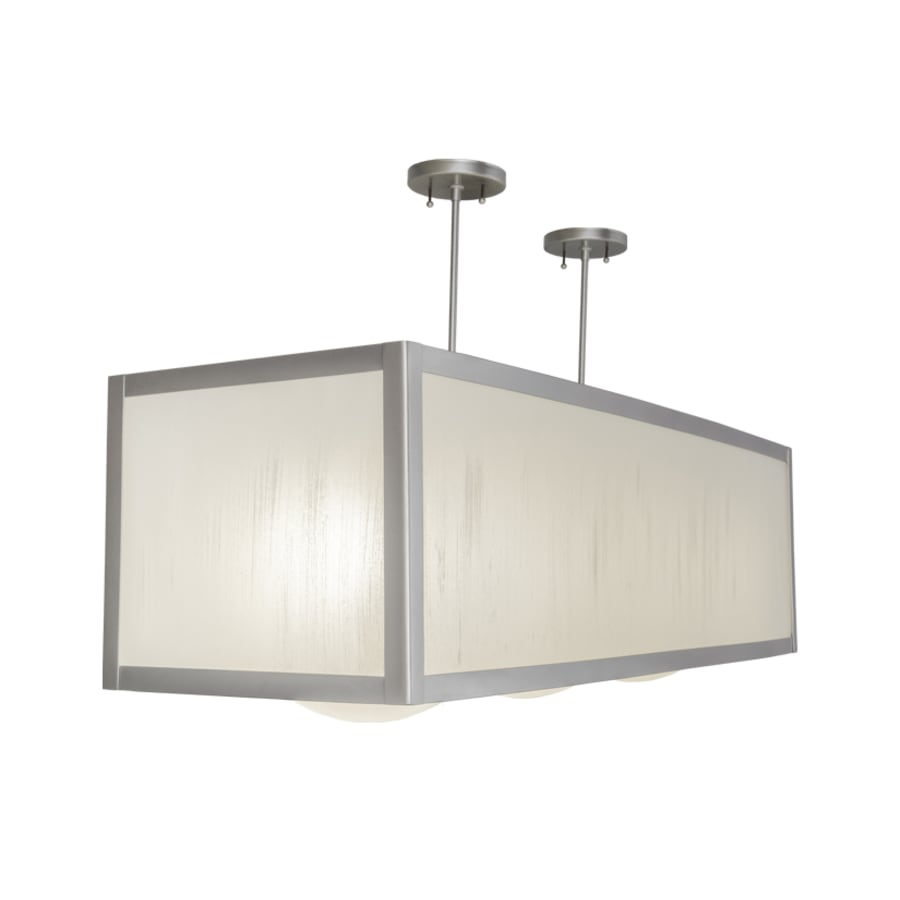 Meyda Tiffany Quadrato 3 Light 44" Wide Linear Pendant