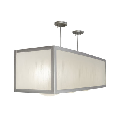 Meyda Tiffany Quadrato 3 Light 44" Wide Linear Pendant