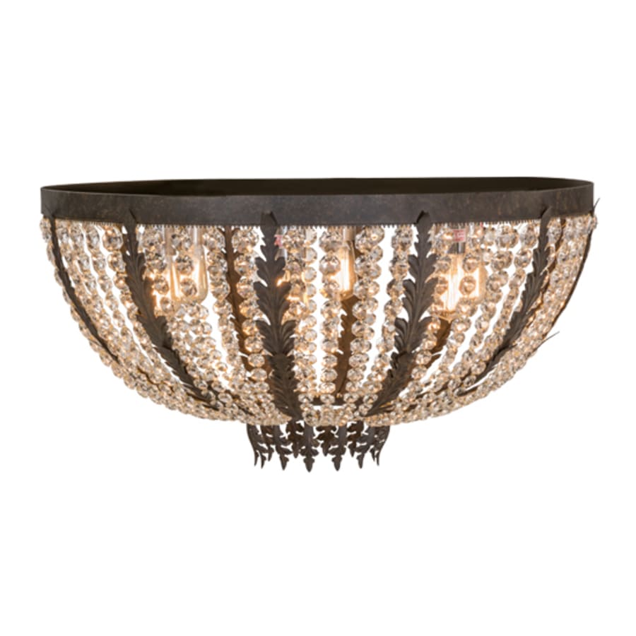 Meyda Tiffany Chrisanne 6 Light 32" Wide Flush Mount Bowl Ceiling Fixture