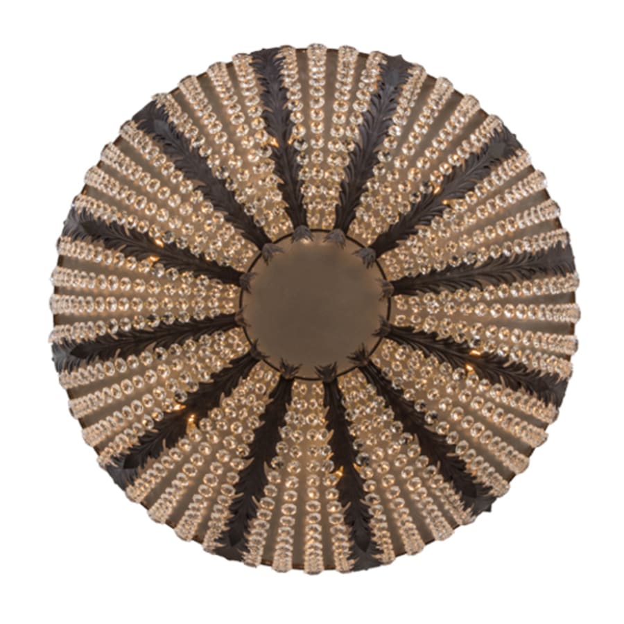 Meyda Tiffany Chrisanne 6 Light 32" Wide Flush Mount Bowl Ceiling Fixture