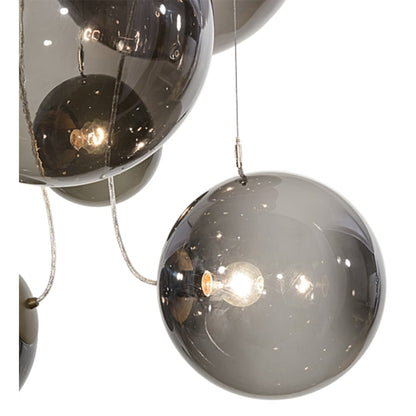 Meyda Tiffany Bola 9 Light 40" Wide Abstract Multi Light Pendant