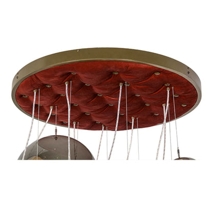 Meyda Tiffany Bola 9 Light 40" Wide Abstract Multi Light Pendant