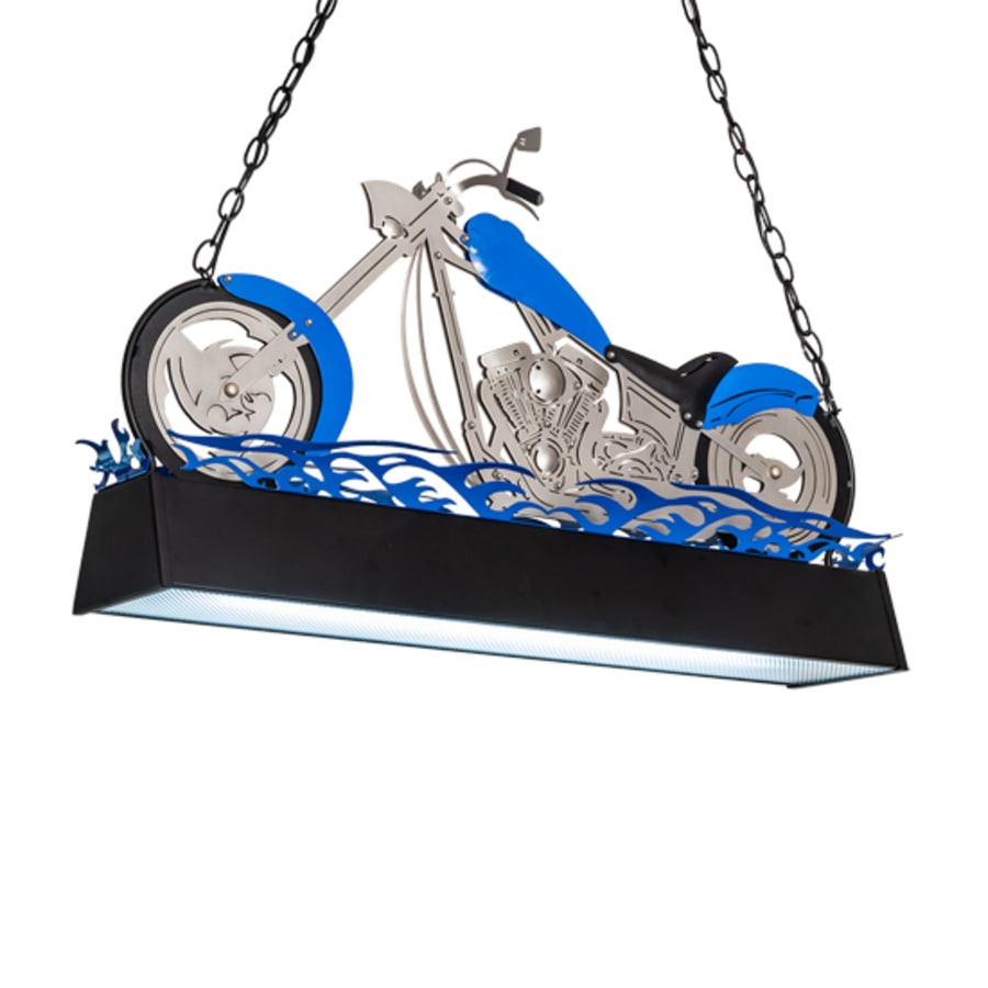 Meyda Tiffany Motorcycle 2 Light 39" Wide Linear Pendant