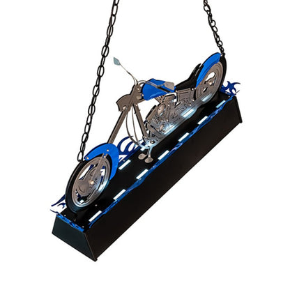Meyda Tiffany Motorcycle 2 Light 39" Wide Linear Pendant