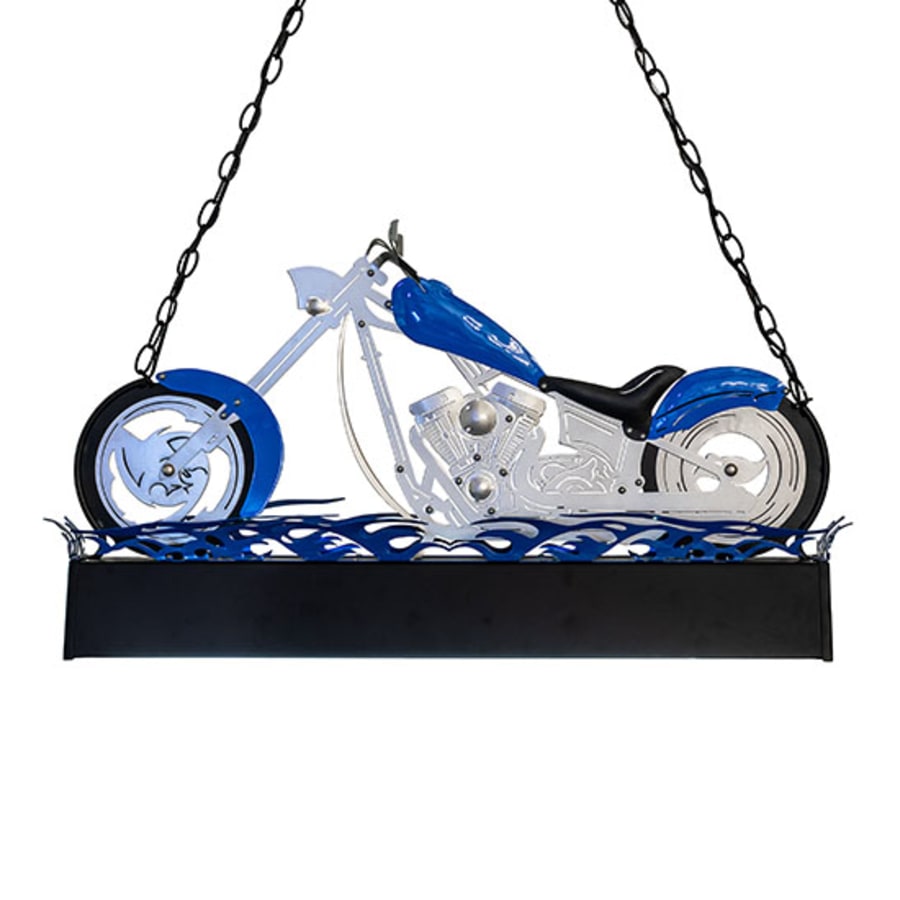Meyda Tiffany Motorcycle 2 Light 39" Wide Linear Pendant