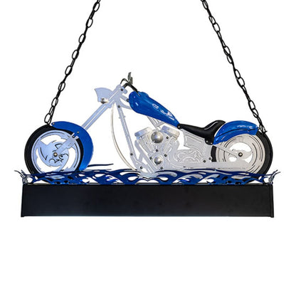 Meyda Tiffany Motorcycle 2 Light 39" Wide Linear Pendant