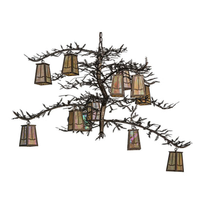 Meyda Tiffany Pine Branch Valley View 12 Light 54" Wide Chandelier
