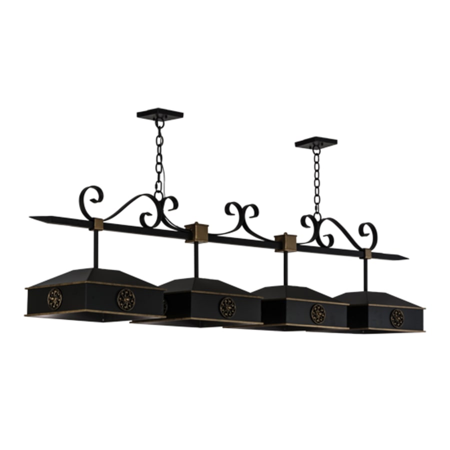 Meyda Tiffany Stefano 4 Light 78" Wide Linear Pendant