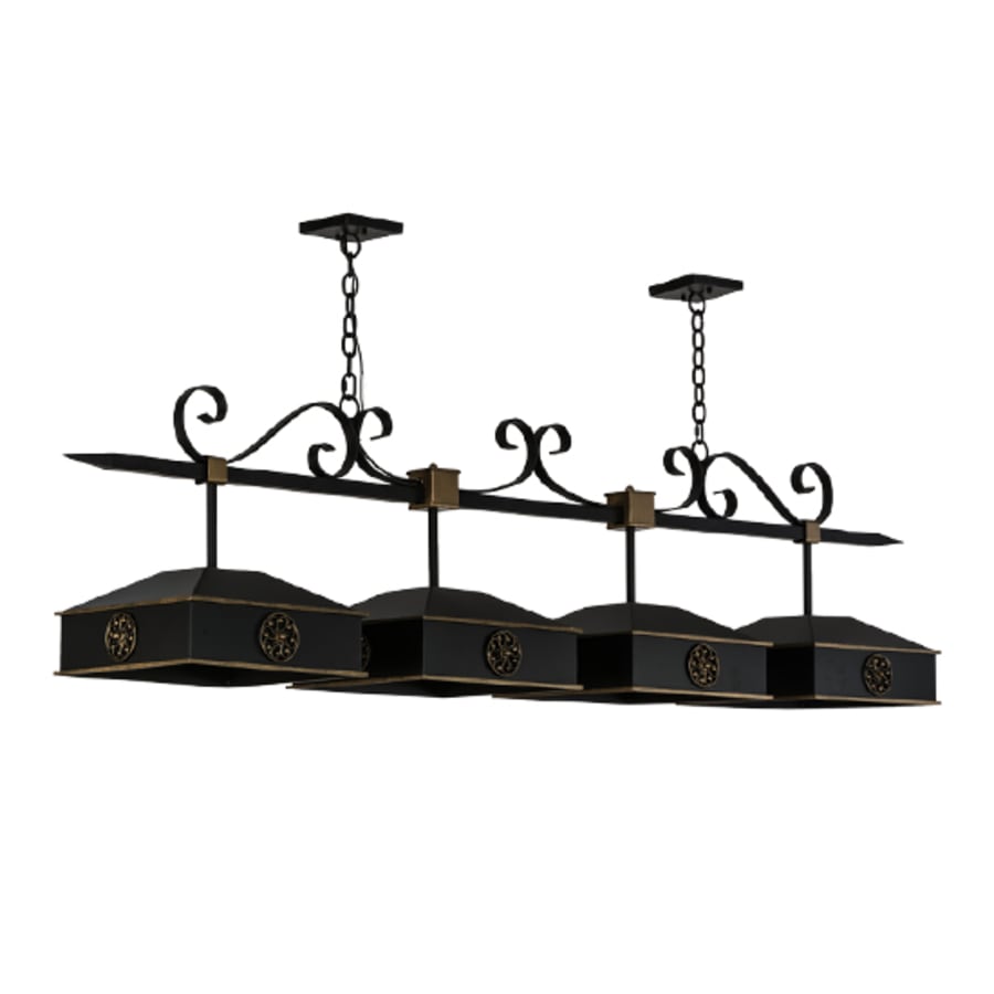 Meyda Tiffany Stefano 4 Light 78" Wide Linear Pendant