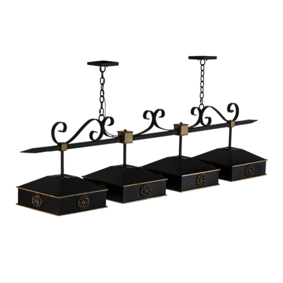 Meyda Tiffany Stefano 4 Light 78" Wide Linear Pendant