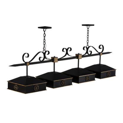 Meyda Tiffany Stefano 4 Light 78" Wide Linear Pendant