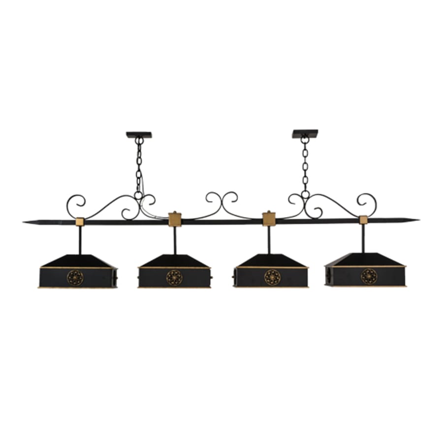 Meyda Tiffany Stefano 4 Light 78" Wide Linear Pendant