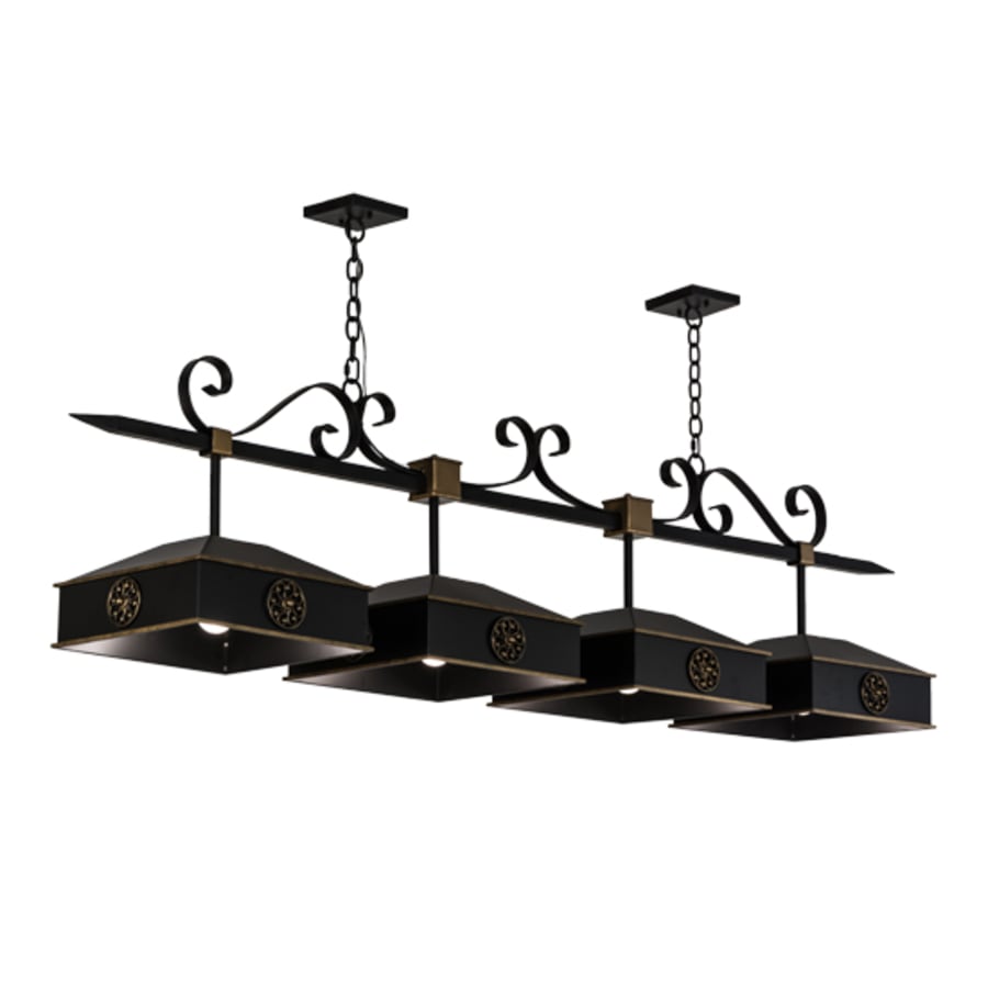 Meyda Tiffany Stefano 4 Light 78" Wide Linear Pendant