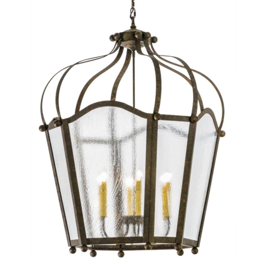 Meyda Tiffany Citadel 6 Light 33" Wide Taper Candle Pendant