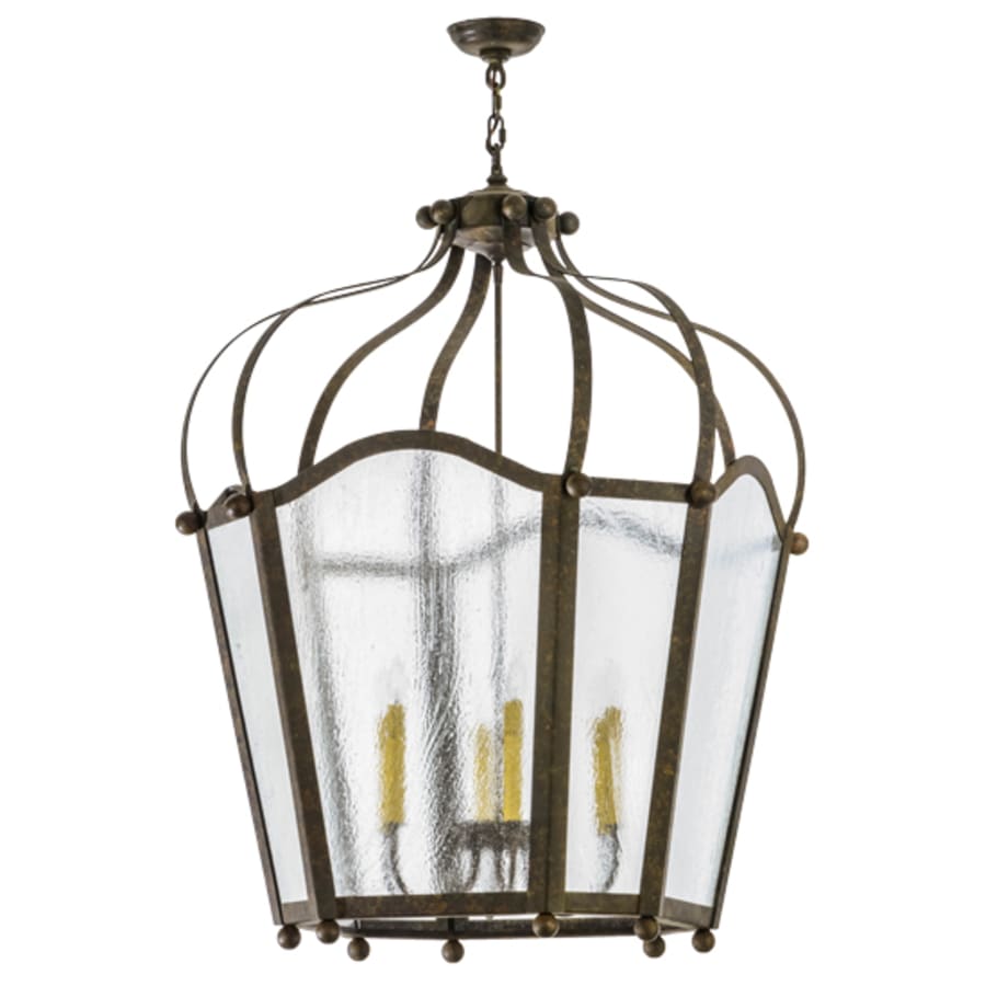 Meyda Tiffany Citadel 6 Light 33" Wide Taper Candle Pendant