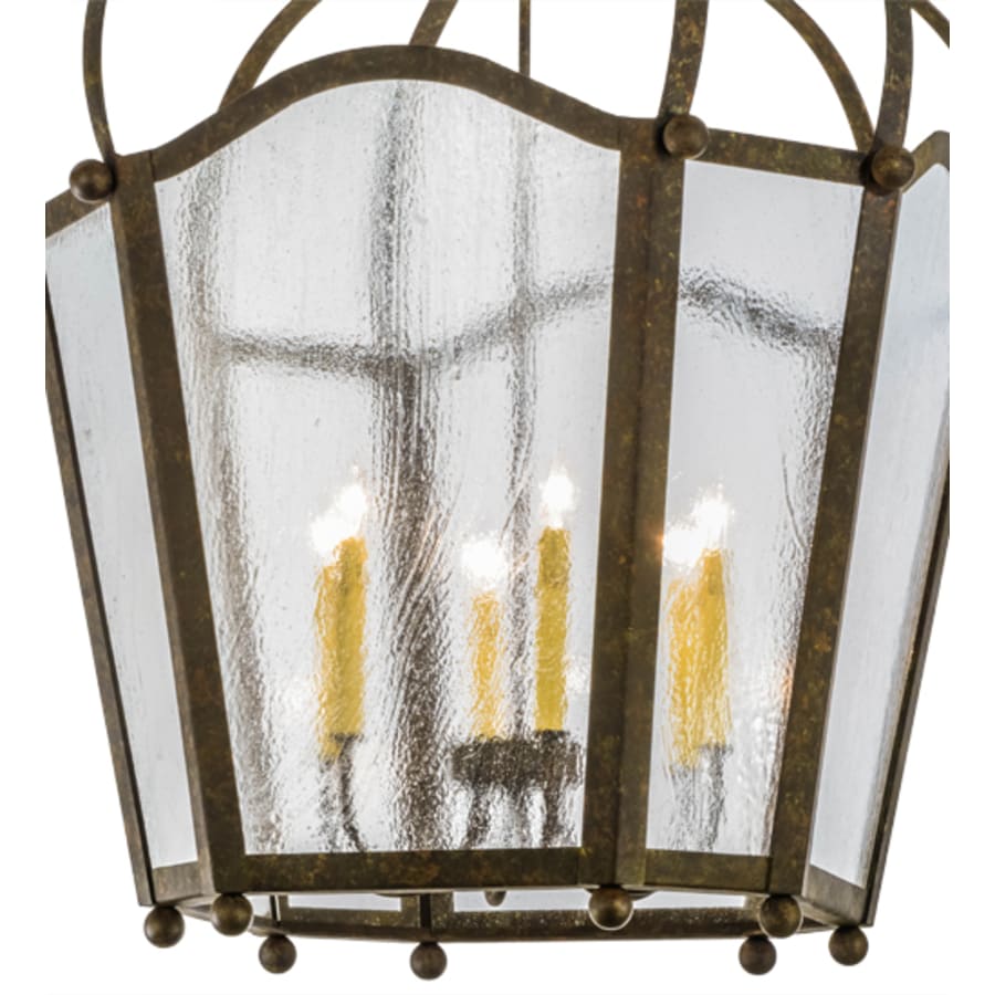 Meyda Tiffany Citadel 6 Light 33" Wide Taper Candle Pendant