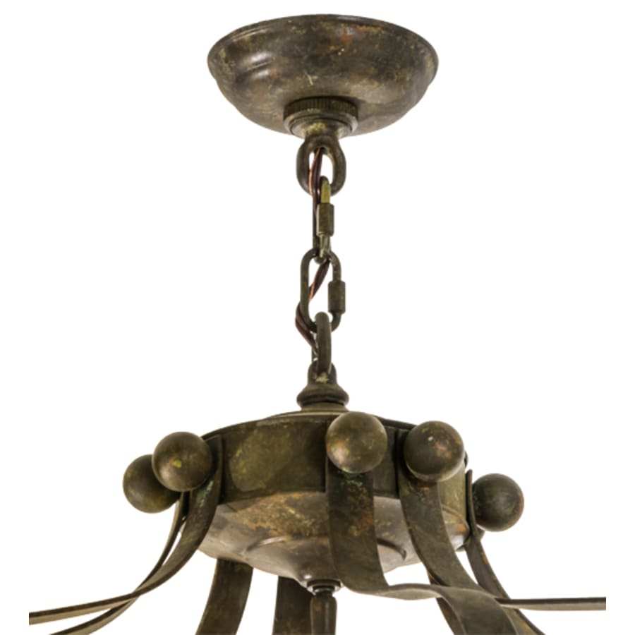 Meyda Tiffany Citadel 6 Light 33" Wide Taper Candle Pendant