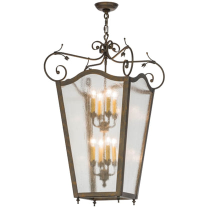 Meyda Tiffany Tessa 8 Light 28" Wide Taper Candle Pendant