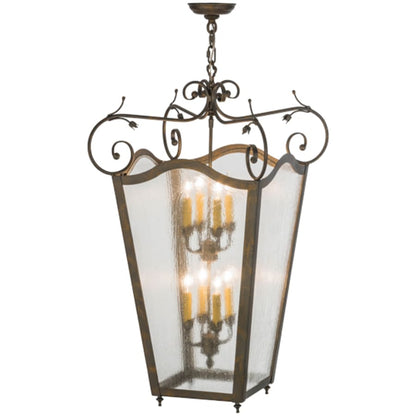 Meyda Tiffany Tessa 8 Light 28" Wide Taper Candle Pendant