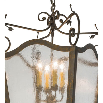 Meyda Tiffany Tessa 8 Light 28" Wide Taper Candle Pendant