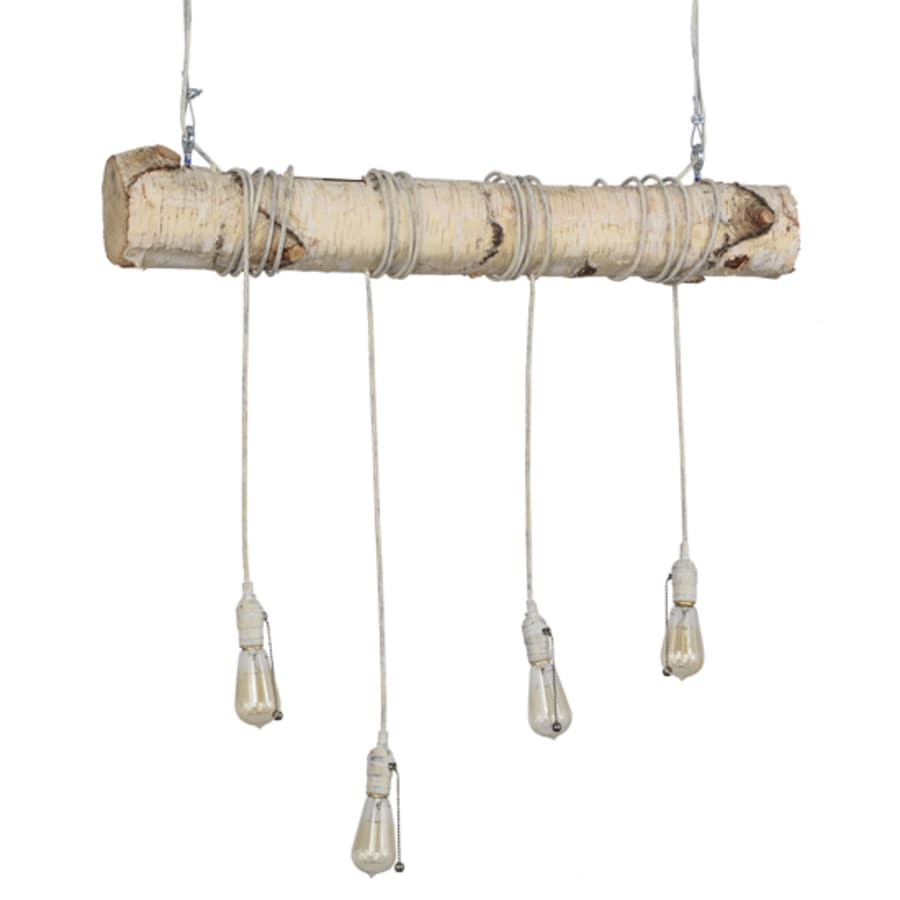 Meyda Tiffany Hounds Tooth 4 Light 36" Wide Abstract Linear Pendant
