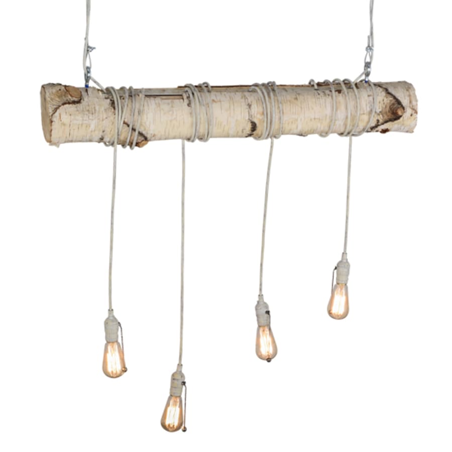 Meyda Tiffany Hounds Tooth 4 Light 36" Wide Abstract Linear Pendant
