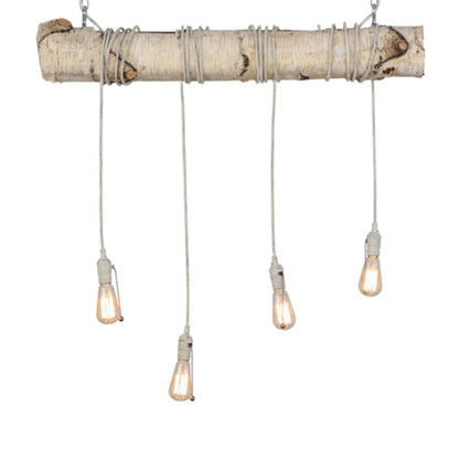 Meyda Tiffany Hounds Tooth 4 Light 36" Wide Abstract Linear Pendant