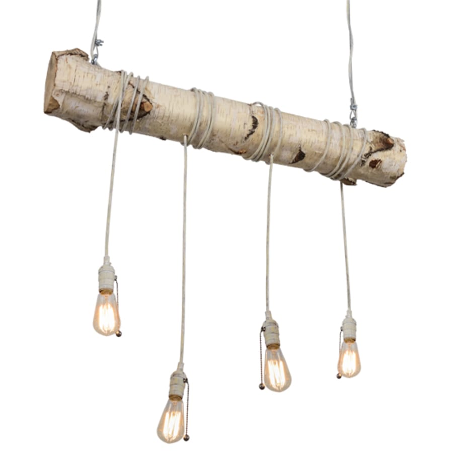 Meyda Tiffany Hounds Tooth 4 Light 36" Wide Abstract Linear Pendant